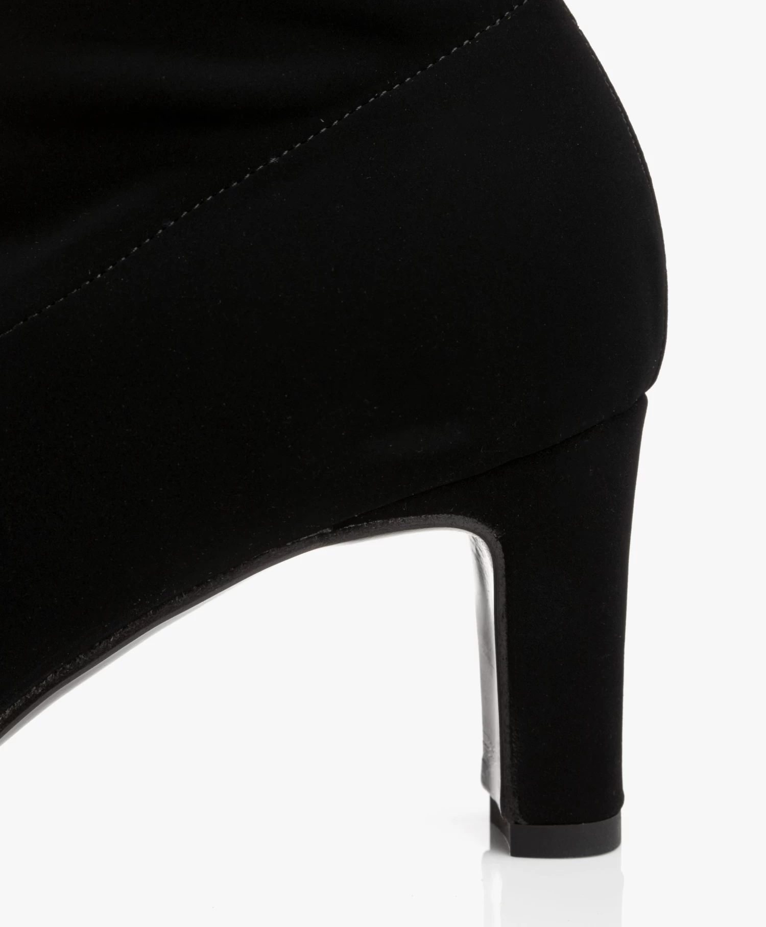 Panara Stretchlaarzen Met Hak - Zwart 8 Panara Stretchlaarzen Met Hak - Zwart - Afbeelding 8
