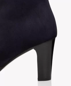 Panara Suède Enkellaars Met Hak - Donkerblauw -Kleding Series Winkel Panara Sude Enkellaars met Hak Donkerblauw 2045 scaled