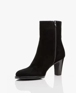 Panara Suède Enkellaars Met Hak - Zwart -Kleding Series Winkel Panara Sude Enkellaars met Hak Zwart 670 scaled