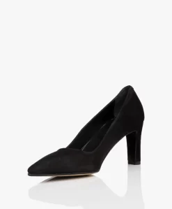 Panara Suède Pumps - Zwart -Kleding Series Winkel Panara Sude Pumps Zwart 05 scaled