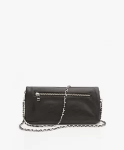 Zadig & Voltaire Rock Leren Schoudertas/Clutch - Zwart -Kleding Series Winkel Zadig Voltaire Rock Noir 03