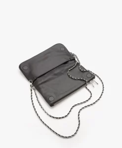 Zadig & Voltaire Rock Leren Schoudertas/Clutch - Zwart -Kleding Series Winkel Zadig Voltaire Rock Noir 05