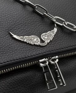 Zadig & Voltaire Rocky Leren Cross-Body Tas - Zwart -Kleding Series Winkel Zadig Voltaire Rocky Leren Cross bodySchoudertas Zwart NIET LIVE ZETTEN 786 scaled