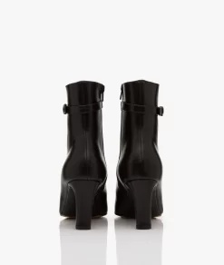 Panara Glad Leren Enkellaarzen - Zwart -Kleding Series Winkel a1629c19 8dcf 4bad a83d 282c72dd1034 1072 scaled