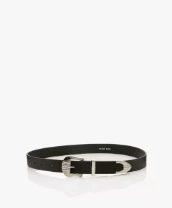 Anine Bing Waylon Leren Western Riem - Zwart/Zilver -Kleding Series Winkel a2e73868 4c16 4f6a b845 e11277d7b6d0 57 scaled