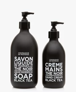 Compagnie De Provence Back To Black Duo - Liquid Soap Black Tea/Hand Cream Black Tea