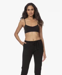 Hanro Microvezel Bralette - Zwart