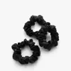 Slip™ 3-Pack Large Zijden Scrunchies - Zwart