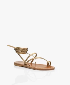 K. Jacques St. Tropez Ellada Gladiator Sandalen - Metallic Goud -Kleding Series Winkel a85c5928 0929 4f29 ab0d 3f286f9f52e9 06 scaled