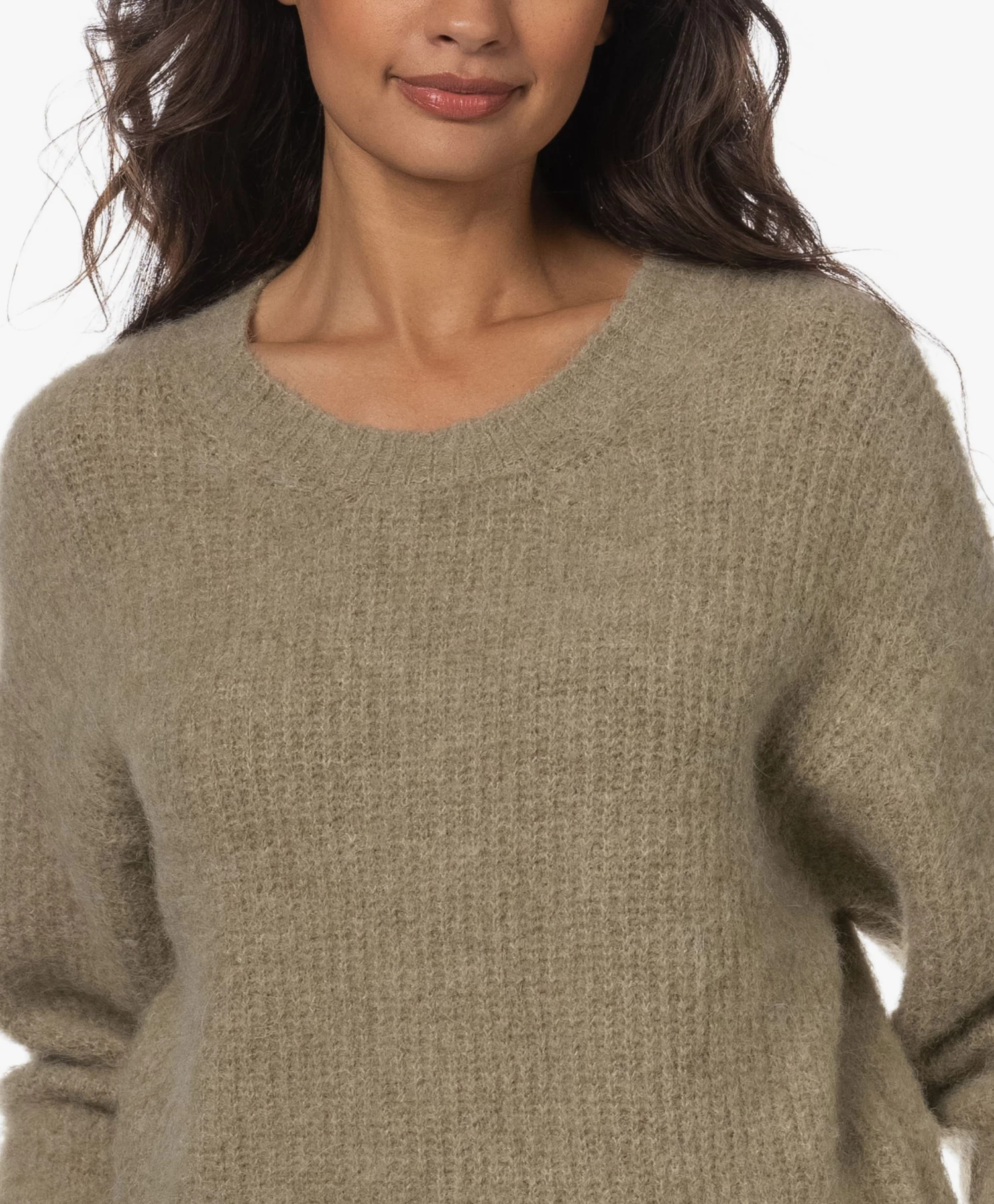 American Vintage East Alpacamix Rib Trui - Rye Melange 7 American Vintage East Alpacamix Rib Trui - Rye Melange - Afbeelding 7