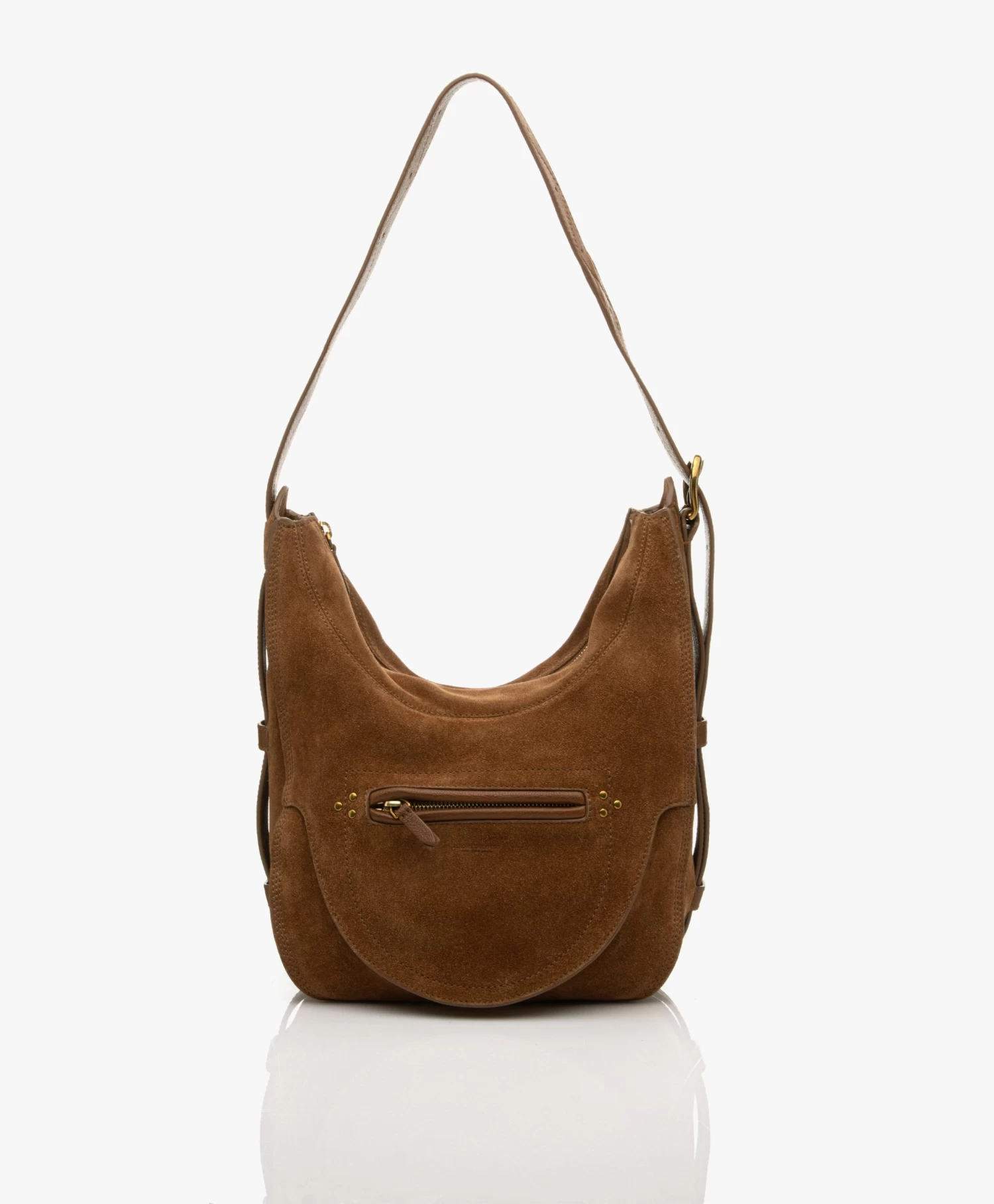 Jérôme Dreyfuss Jerome Dreyfuss Dino Schouder-/Crossbody Tas - Tabac 1 Jérôme Dreyfuss Jerome Dreyfuss Dino Schouder-/Crossbody Tas - Tabac