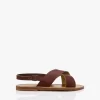 K. Jacques St. Tropez Osorno Leren Sandalen - Bordeaux