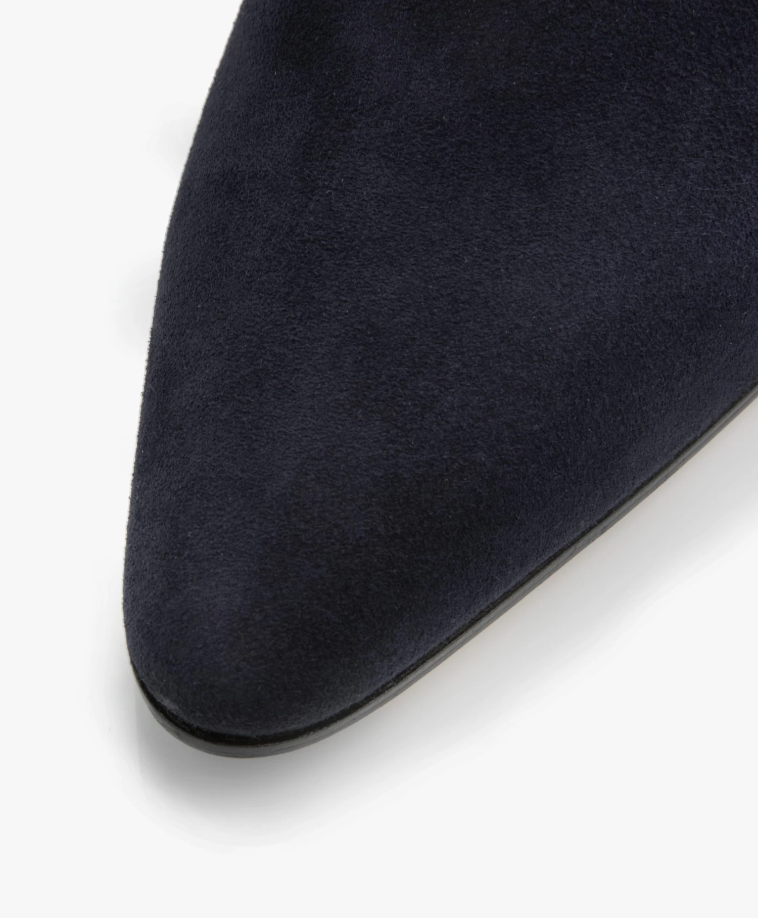 Panara Suède Leren Enkellaarzen - Donkerblauw 4 Panara Suède Leren Enkellaarzen - Donkerblauw - Afbeelding 4