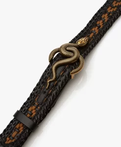 Vanessa Bruno Gevlochten Riem Met Slangengesp - Fauve/Zwart -Kleding Series Winkel b1d2b887 4292 44a1 9226 2805334d2747 03 scaled