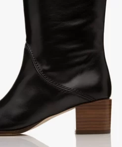 Vanessa Bruno Hoge Leren Laarzen - Zwart -Kleding Series Winkel b3e6309a d868 441e be90 776c3b32874b 02 scaled