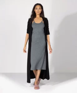 Skin Calyn Pima Katoenen Slip Dress - Charcoal Heather -Kleding Series Winkel b7959c67 8266 4625 98e0 a2625530adb1 02 1 scaled