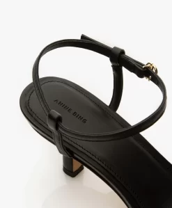 Anine Bing Invisible Strappy Sandalen Met Hak - Zwart -Kleding Series Winkel b901dd51 4007 477c 90be d0b4a0b11295 266 scaled