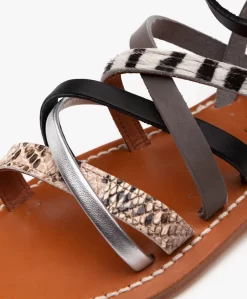 K. Jacques St. Tropez Aphrodite Leren Sandalen - Combi/Zwart -Kleding Series Winkel bb342aaa d1e2 4cfe 88f8 332fdc6d3daa scaled