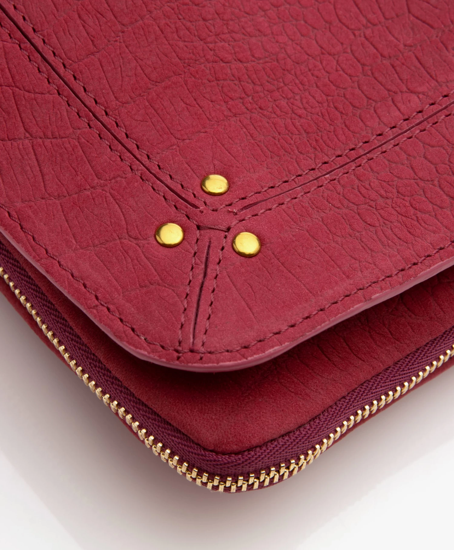 Jérôme Dreyfuss Jerome Dreyfuss Bobi S Schouder/Cross-Body Tas In Taurillon/Geitenleer - Imprime Croco Framboise 9 Jérôme Dreyfuss Jerome Dreyfuss Bobi S Schouder/Cross-Body Tas In Taurillon/Geitenleer - Imprime Croco Framboise - Afbeelding 9