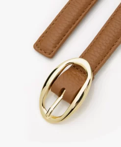 By Malene Birger Katin Smalle Leren Riem - Cognac -Kleding Series Winkel bc3d883b 9150 422a 951c 5d6ba4b38dc3 02 scaled