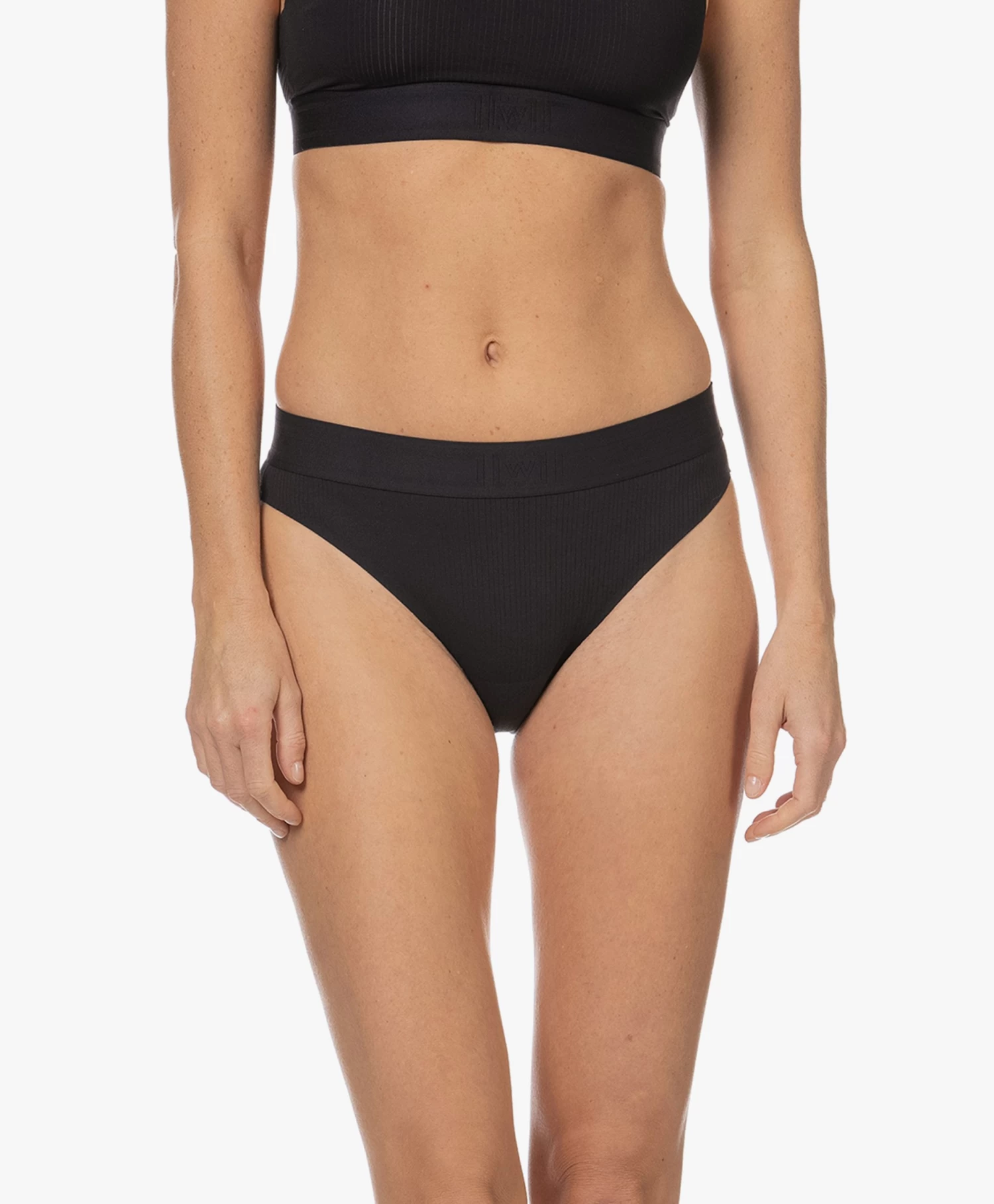 Wolford Beauty Cotton Rib Slip - Zwart 8 Wolford Beauty Cotton Rib Slip - Zwart - Afbeelding 8