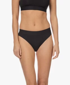 Wolford Beauty Cotton Rib Slip - Zwart