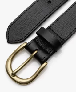 By-Bar Gevlochten Leren Riem - Zwart -Kleding Series Winkel by bar Braided Leather Belt Black 04 scaled