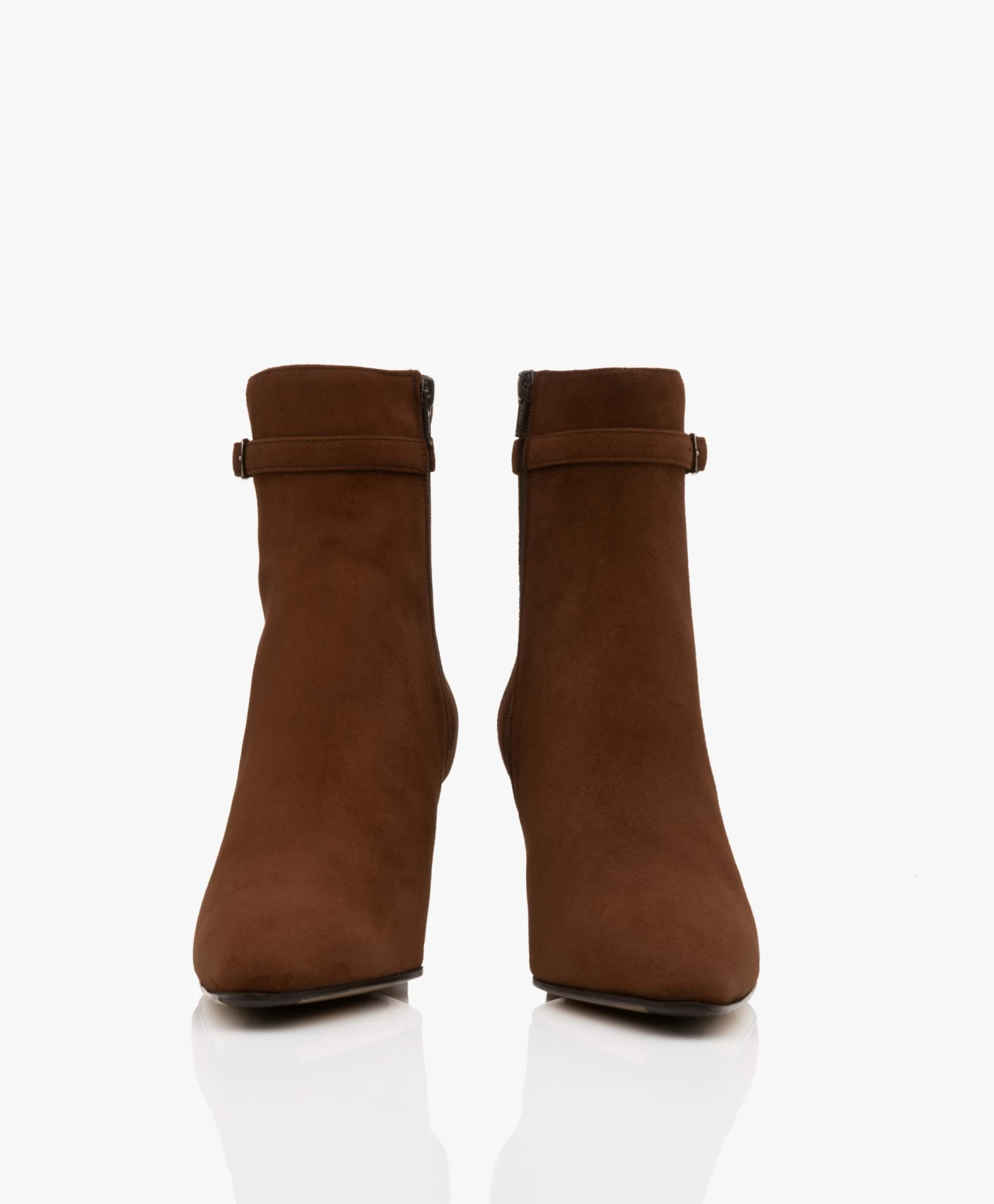 Panara Suède Leren Enkellaarzen - Castagna 8 Panara Suède Leren Enkellaarzen - Castagna - Afbeelding 8