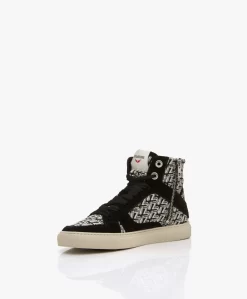 Zadig & Voltaire Zv1747 High Flash Monogram Sneakers - Zwart -Kleding Series Winkel c37305a3 ce6e 421b 86ef 86a14e6d1c39 08 scaled