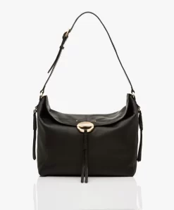 Vanessa Bruno Hobo Leren Shopper - Zwart