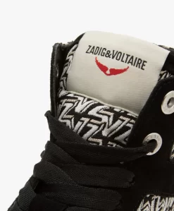 Zadig & Voltaire Zv1747 High Flash Monogram Sneakers - Zwart -Kleding Series Winkel ca267648 8b94 477d 9f50 a71cf86fe371 02 scaled