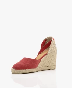Castañer Carina 10Cm Canvas Sleehak Espadrilles - Karmijnrood -Kleding Series Winkel cbaebec0 299b 4a72 9157 8359fb819aeb 06 scaled