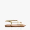 K. Jacques St. Tropez Muse Leren Sandalen - Lame Platine