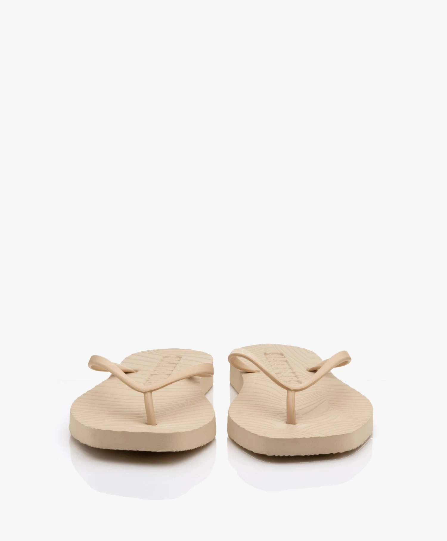 Sleepers Tapered Teenslippers Van Natuurlijk Rubber - Beige 3 Sleepers Tapered Teenslippers Van Natuurlijk Rubber - Beige - Afbeelding 3