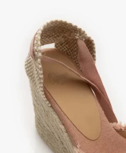 Castañer Clarina Raw Edge Sleehak Espadrilles - Rosa Empolvado -Kleding Series Winkel d20dfece 9e0b 4877 bafc 4f3be0c974b5 05 scaled