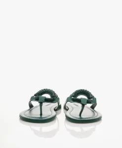 See By Chloé Hana Leren Slippers - Medium Groen -Kleding Series Winkel d4b2a6c5 2e51 4393 9249 e5d0f8c7e402 146 scaled