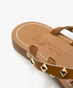 K. Jacques St. Tropez Zenobiepyr Leren Stud Sandalen - Camel -Kleding Series Winkel d61a8e37 87d8 42c9 b0d3 1bbbf13a48fa 03 scaled