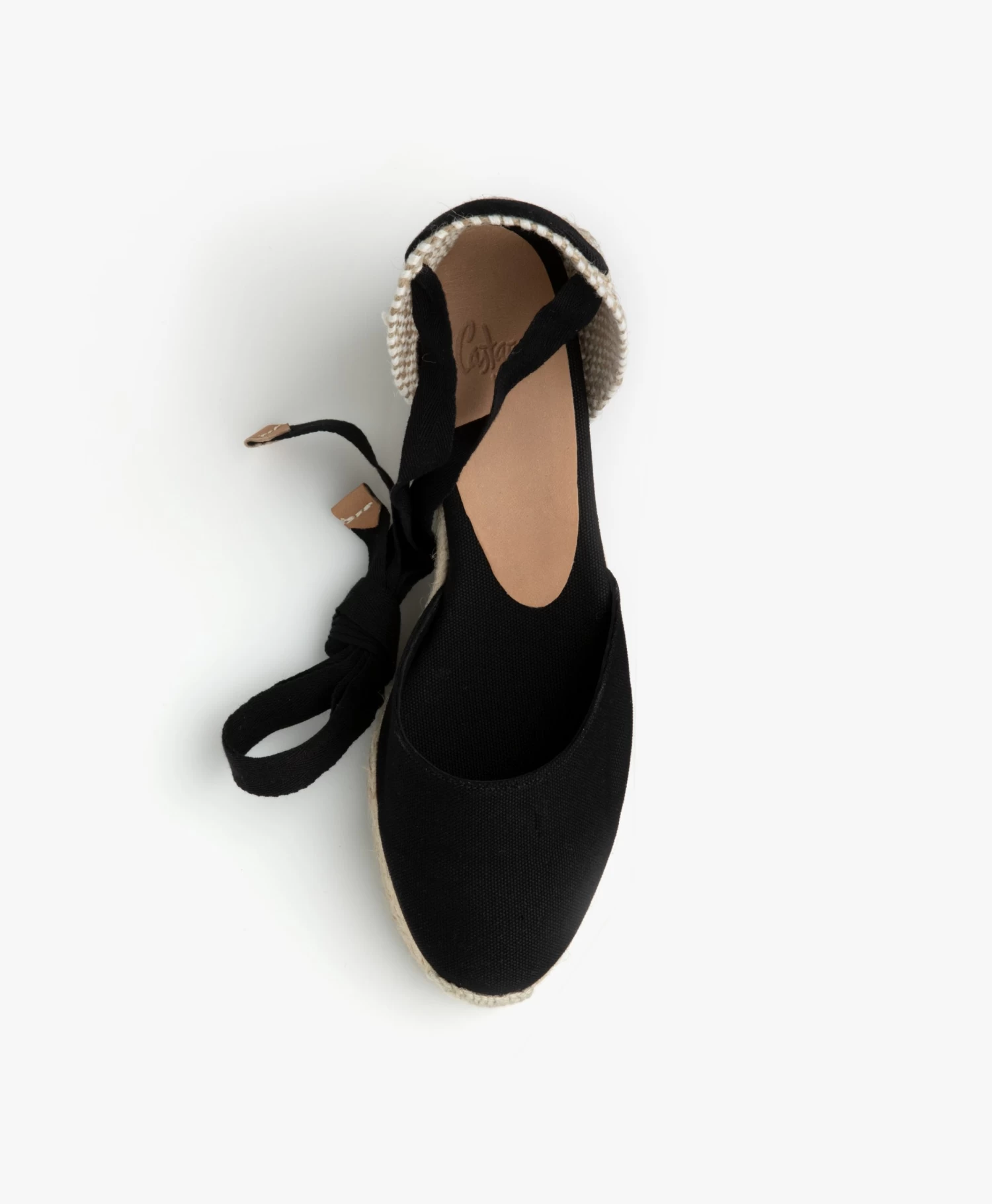 Castañer Carina 7Cm Canvas Sleehak Espadrilles - Zwart 8 Castañer Carina 7Cm Canvas Sleehak Espadrilles - Zwart - Afbeelding 8