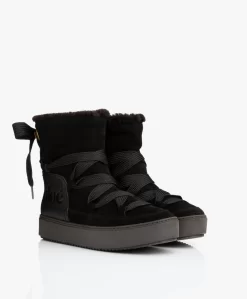 See By Chloé Charlee Suede Shearling Snowboots - Zwart/Bruin -Kleding Series Winkel e03de8c9 0710 4135 8d66 cabdfeea9bee scaled