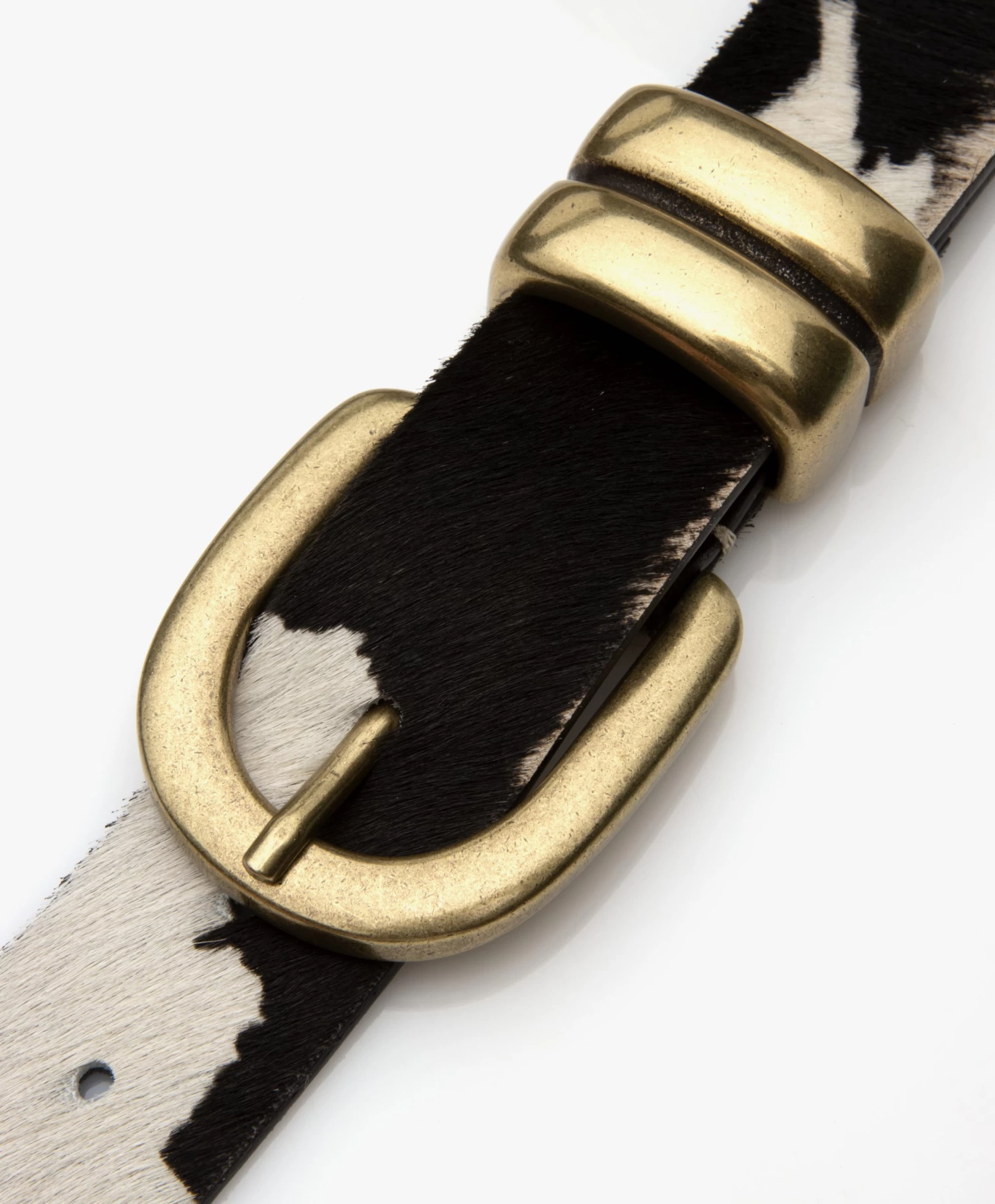 By Malene Birger Zoira Hairy Leren Riem - Cow Print 6 By Malene Birger Zoira Hairy Leren Riem - Cow Print - Afbeelding 6