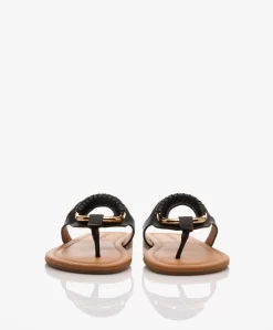 See By Chloé Hana Leren Slippers - Zwart/Bruin -Kleding Series Winkel e0717953 8531 4149 94cc 9353ac7eb6b9 05 scaled