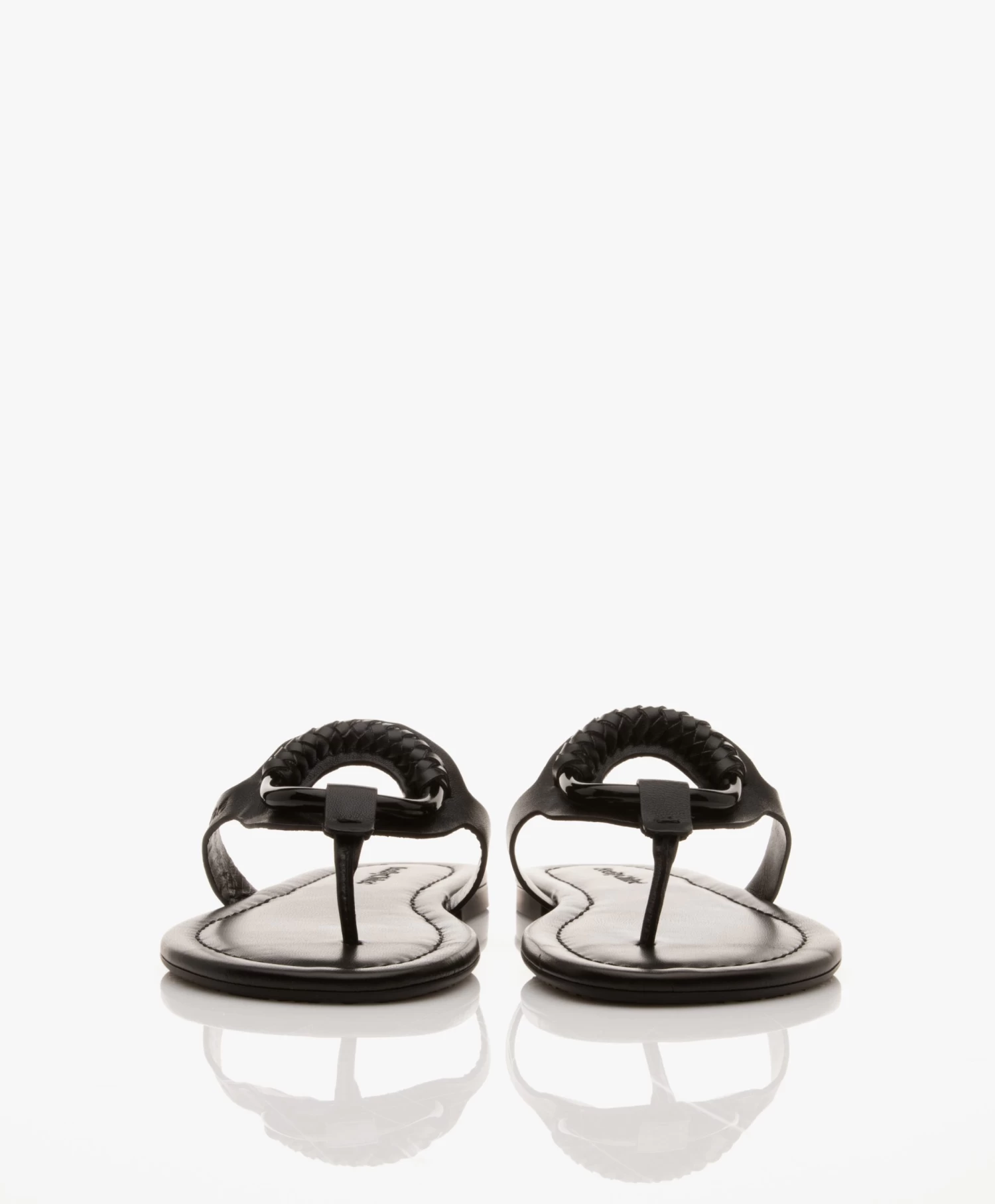 See By Chloé Hana Leren Slippers - Zwart/Zwart 7 See By Chloé Hana Leren Slippers - Zwart/Zwart - Afbeelding 7