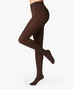 Falke Pure Matt 100 Panty - Donkerbruin