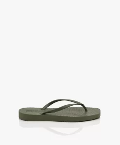 Sleepers Tapered Teenslippers Van Natuurlijk Rubber - Groen