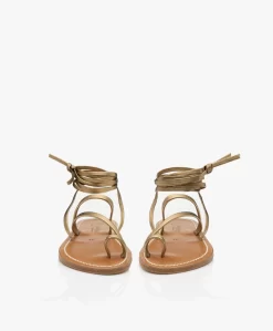K. Jacques St. Tropez Ellada Gladiator Sandalen - Metallic Goud -Kleding Series Winkel e7b24be6 5a2f 4e40 bb4f 456942394122 05 scaled
