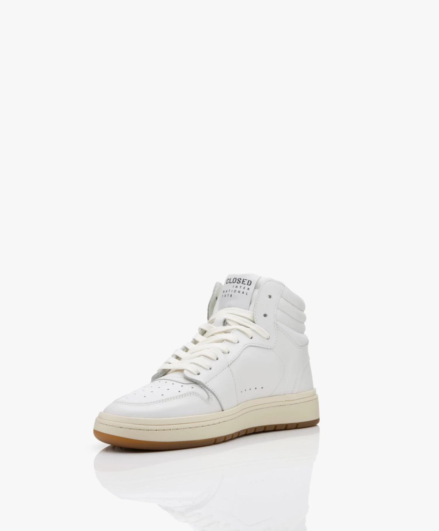 Closed Leren High-Top Sneakers - Wit 13 Closed Leren High-Top Sneakers - Wit - Afbeelding 13