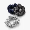 Slip™ 3-Pack Large Zijden Scrunchies - Midnight