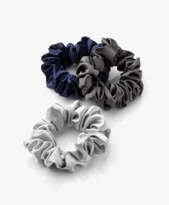 Slip™ 3-Pack Large Zijden Scrunchies - Midnight