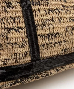 Vanessa Bruno Xl Raffia Shopper - Naturel/Zwart -Kleding Series Winkel ec2fdcb7 a067 4a90 90ae 93abfefb995d 01 scaled