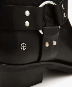 Anine Bing Mid Ryder Leren Enkellaarzen - Zwart -Kleding Series Winkel edf4cc97 095a 406d a566 dc19b8449938 314 scaled